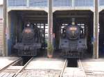 CK101 und CK124 2-6-2T Dampflokomotive Standort:  ChangHua Eisenbahn-Museum / Taiwan (30.05.2009) 2405’08.32  N, 12032’24.49  E.