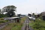 Am 09.Dezember 2023 war in der Pran Buri Station der 2 gleisigen Ausbau der Southern Line schon abgeschlossen und die neue Station in Betrieb.