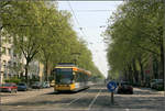 Ein schlichtes Straßenbahnbild . ...  Gisela, Matthias und Jonas Frey 09.05.2006