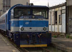794 005-5 zun regionalen Tag der Eisenbahn in Kralupy.