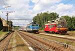 Wegen der Brückenbauarbeiten bei Tršnice, wurden alle Züge über Františkovy Lázně umgeleitet.