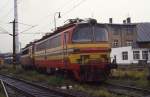 Abgestellte Laminatka 240066 am 17.10.1993 im Depot Pilsen.