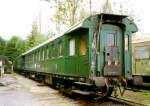 Die tschechischen Eisenbahnfreunde sind im Juni 06 mit diesem schnen genieteten Reisezugwagen nach Schwarzenberg gereist
