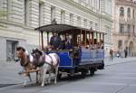 Anläßlich des 145-jährigen Jubiläums der Straßenbahn in Brünn gab es am 21.06.2014 auch Fahrten mit historischen Fahrzeugen.