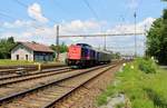 745 701-3 (RailTransport Stift) zu sehen am 04.06.18 in Tršnice.
