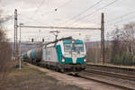 So, nun isses soweit, die Vectronen haben also die Privatbahnen in Tschechien erreicht!! Die Unipetrol 383 050-2 ist am 27.