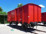 Gedeckter Güterwagen Gr212060 der MAV, Hungarian Railway Museum, Budapest, 18.6.2016 