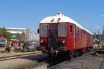 ABb 610 steht am sonnigen 9 September 2018 ins Budapester Eisenbahnmuseumspark.