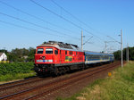 651 008 (Ludmilla) mit dem Sopron-Keszthely Eilzug 19807 kurz nach Celldömölk.