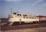 Bangor and Aroostook Railroad F-3 #502 am 15/6/1991 in Searsport Maine.