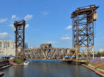 Die imposante 56,4 Meter hohe Canal Street Railroad Bridge bzw.