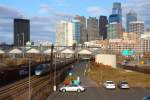Philadelphia, USA, 03/03/13 : AMTRAK Acela Express 2022 verlsst Philly's 30th St.