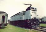 Amtrak E-44 #502 steht am 3/11/1989 im Railroad Museum of Pennsylvania.