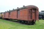Ein Gepckwagen steht 14/5/2011 im Railroad Museum of Pennsylvania, Strasburg Pennsylvania.