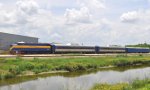 Seminole Gulf Railway Lok Nummer 501 mit 2RDC und einem Wagen in Fort Myers, Fl.