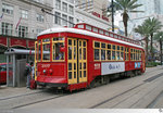 Streetcar 2007 der New Orleans Rapid Transit Authority (NORTA), aufgenommen am 25.
